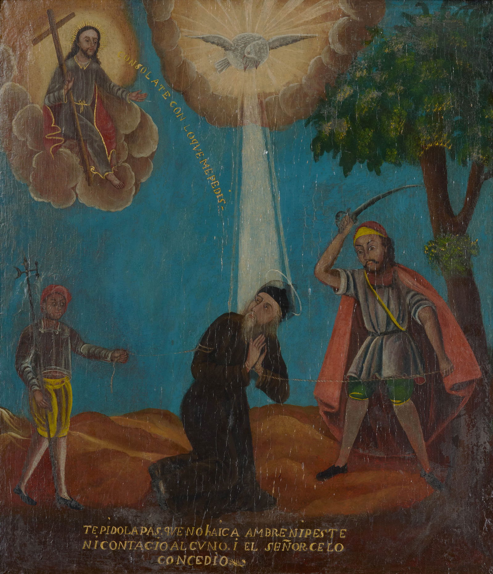 PROVINCIAL SPANISH SCHOOL , (18th century), Martirio de un Santo (1 of 3)