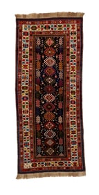 Shirvan Rug, Caucasus, dated 1272 (?), last quarter 19th century