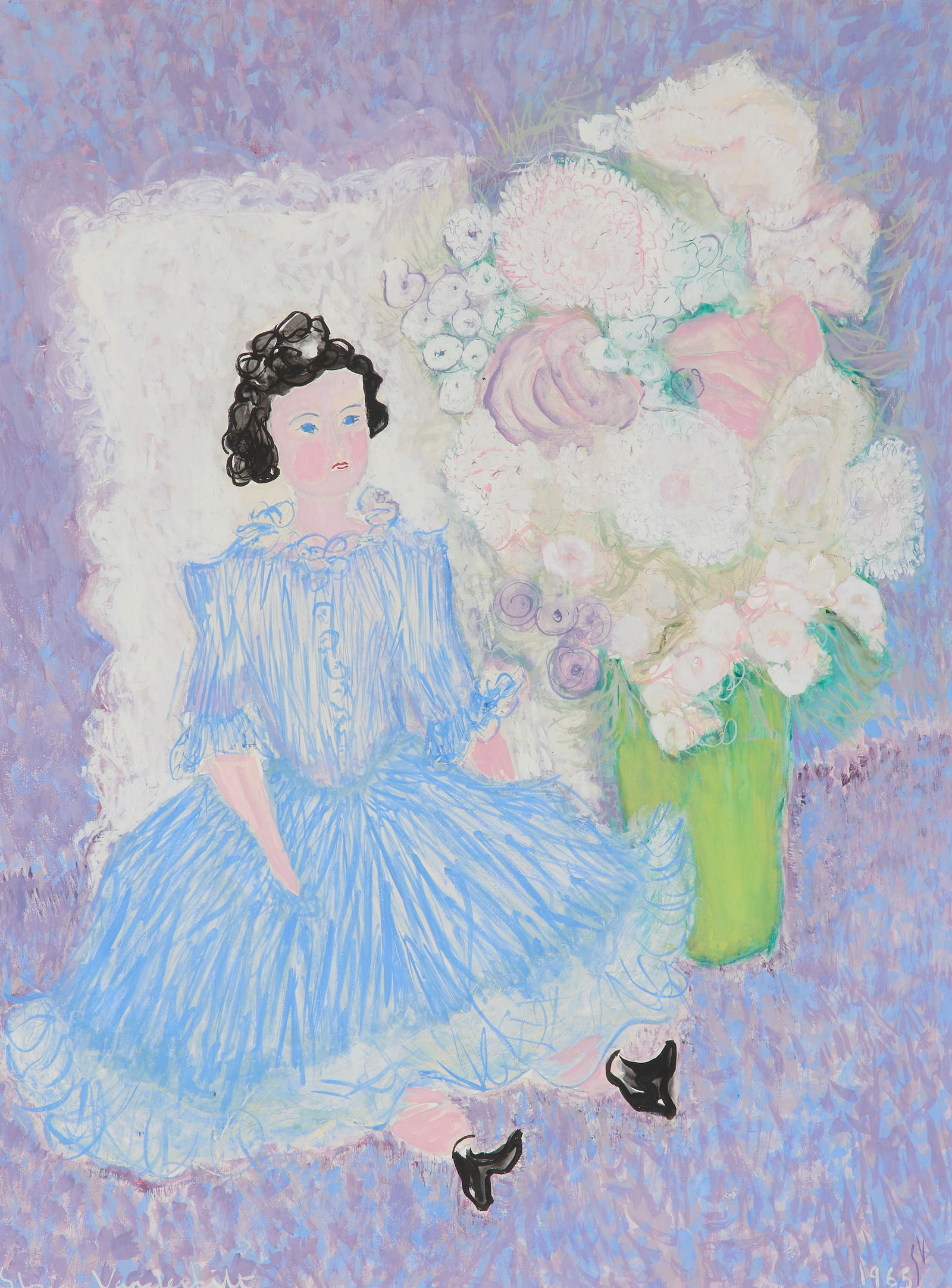 GLORIA VANDERBILT, (American, 1924-2019), The Doll, 1965