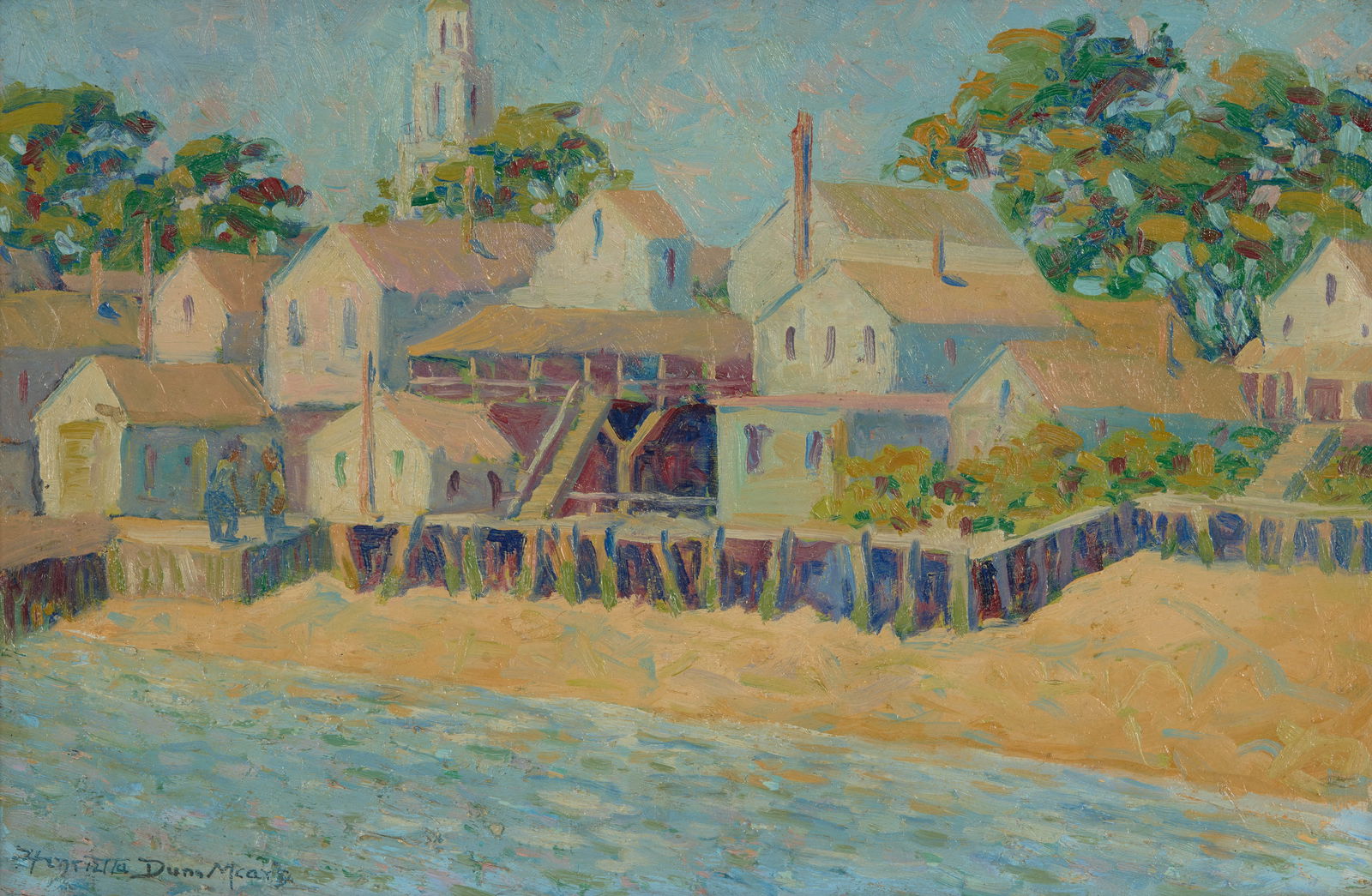 HENRIETTA DUNN MEARS, (American, 1877-1970), Provincetown View (1 of 4)