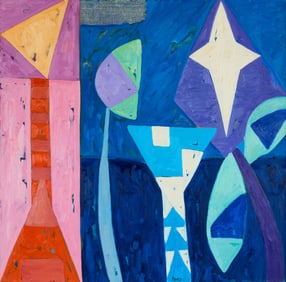 GILLIAN AYRES, (British, 1930-2018), Evening Star, 2009
