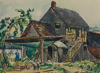 HAYLEY LEVER, (American, 1876-1958), East Gloucester