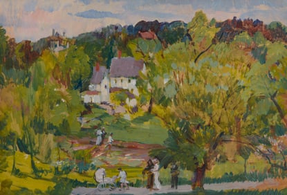 WILLIAM MEYEROWITZ, (American, 1887-1981), The Thickets (Ellen Day Hale's House)