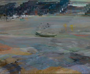 CHARLES HERBERT WOODBURY, (American, 1864-1940), Perkins Cove