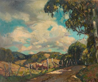 WILLIAM LESTER STEVENS, (American, 1888-1969), Berkshire View
