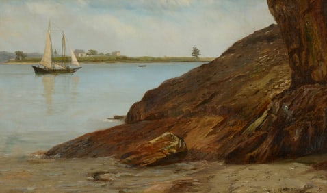 WILLIAM EDWARD NORTON, (American, 1843-1916), Casco Bay, 1868