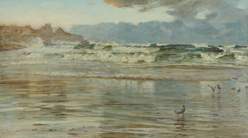 COLIN HUNTER, (Scottish, 1841-1904), Summer Twilight, 1884