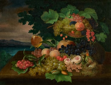 GEORGE FORSTER, (American, 1817-1896), Still Life, 1866