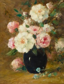 ABBOTT FULLER GRAVES, (American, 1859-1936), Peonies