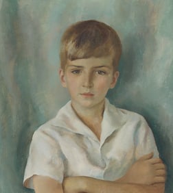 HENRIETTE WYETH, (American, 1907-1997), Portrait of Charles A. Higgins, Jr.