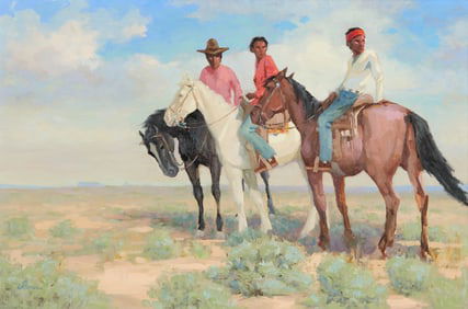 WILLIAM SHARER, (American, b. 1934), As Far as the Eye Can See, ca. 1980