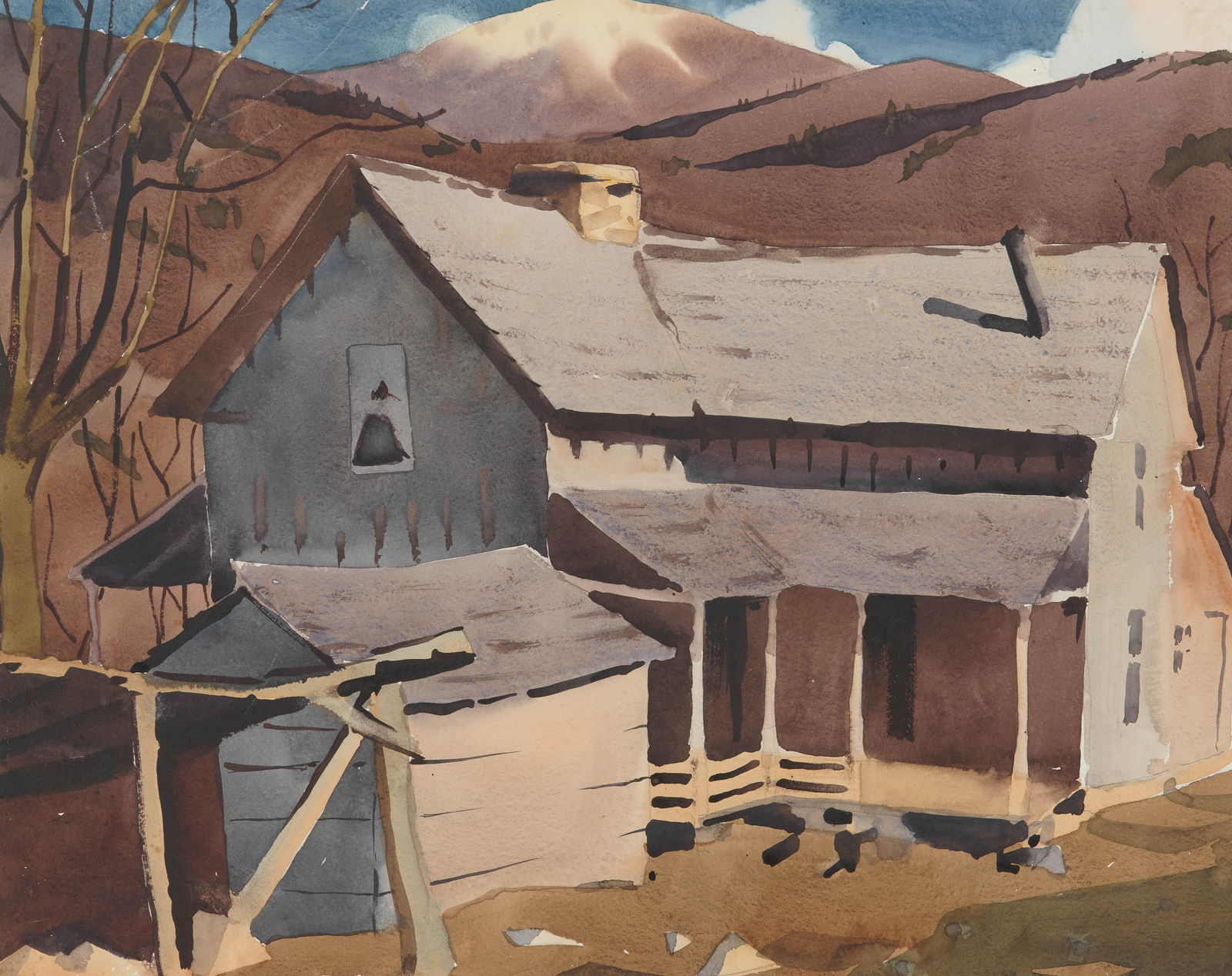 JAMES EDWARD FITZGERALD, (American, 1899-1971), Mountain Home, Tennessee (1 of 4)