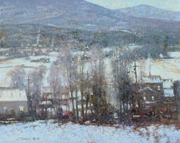 JOHN TERELAK, (American, b. 1942), New England Autumn, 1991