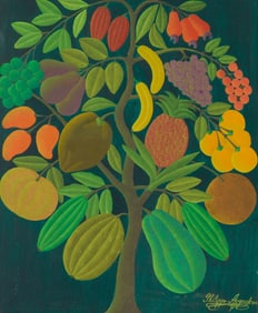 SALNAVE PHILIPPE-AUGUSTE, (Haitian, 1908-1989), Fruit Tree, 1969