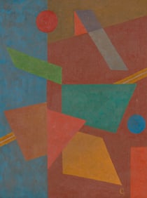 Attributed to ALBERT EUGENE GALLATIN, (American, 1882-1952), Untitled Composition
