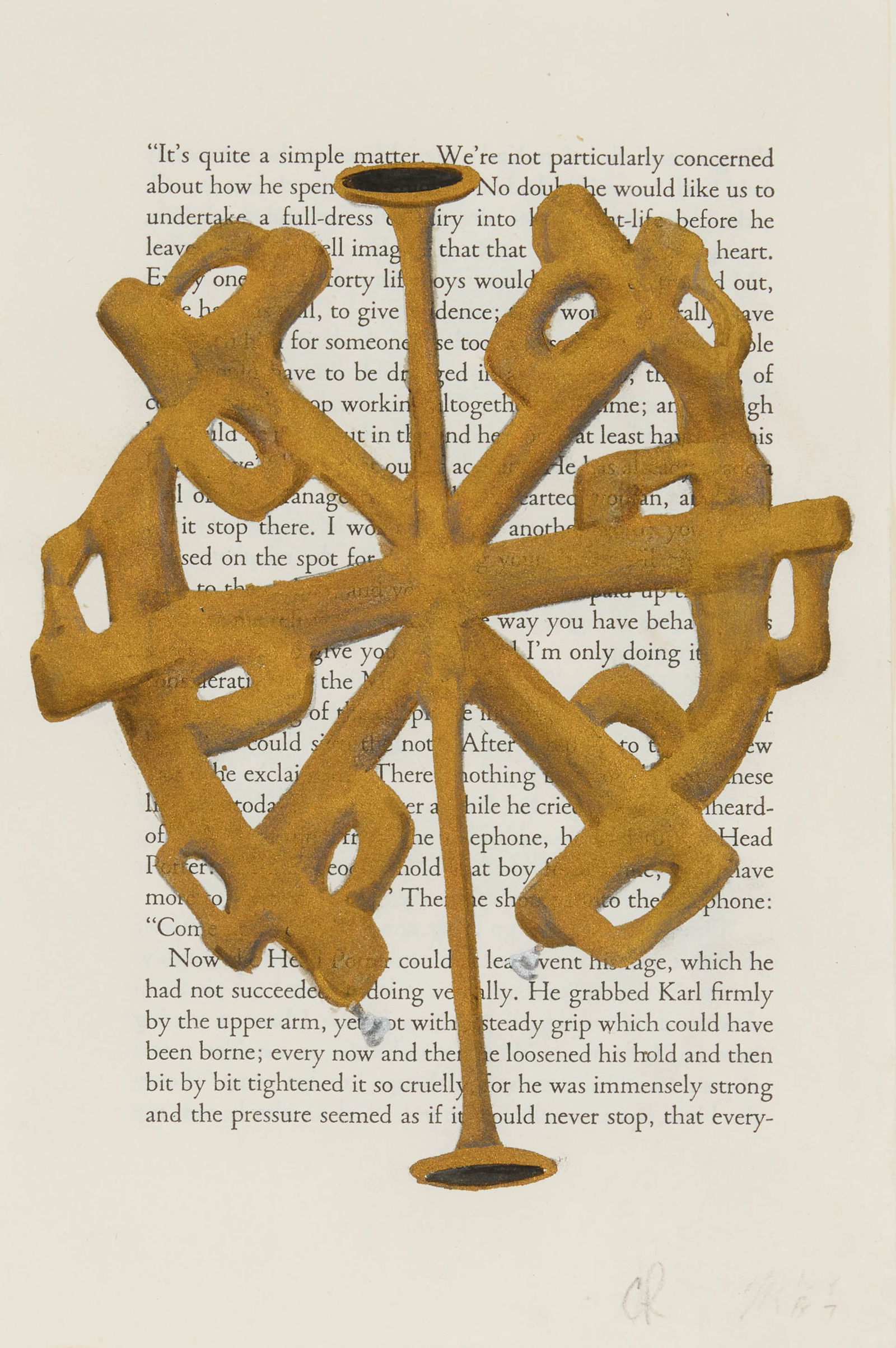 TIM ROLLINS and K.O.S., (American, 1955-2017), Study For Amerika, 1988 (1 of 4)