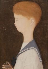 ANTONIO BUENO, (Italian, 1918-1984), Portrait of a Boy