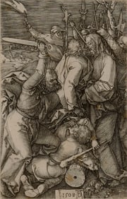 ALBRECHT DÜRER, (German, 1471-1528), Christ Arrested (From "The Small Passion"), ca. 1508