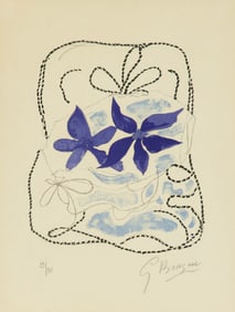 GEORGES BRAQUE, (French, 1882-1963), Les Deux Iris
