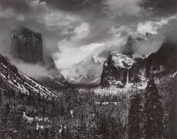 ANSEL ADAMS, (American, 1902-1984), Clearing Winter Storm, Yosemite National Park, California