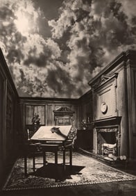 JERRY UELSMANN, (American, 1934-2022), Untitled (Philosopher's Desk)