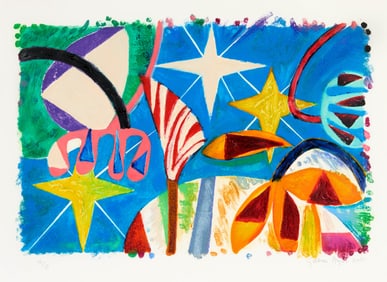 GILLIAN AYRES, (British, 1930-2018), Star Spangled, 2010