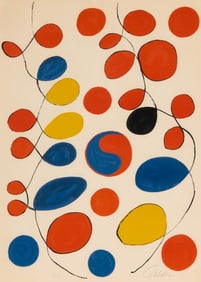 ALEXANDER CALDER, (American, 1898-1976), Loops and Yin-Yang
