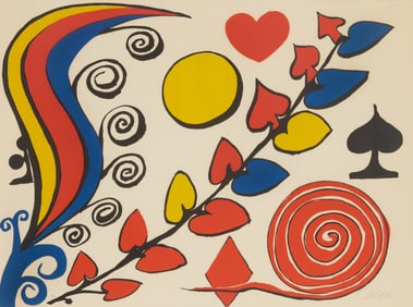 ALEXANDER CALDER, (American, 1898-1976), Les Fleurs