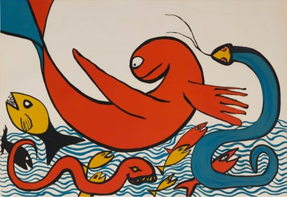 ALEXANDER CALDER, (American, 1898-1976), Dolphin
