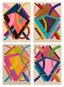WILLIAM T. WILLIAMS, (American, b. 1942), HKL Portfolio, 1970