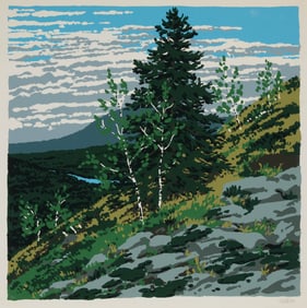 NEIL WELLIVER, (American, 1929-2005), Si's Hill