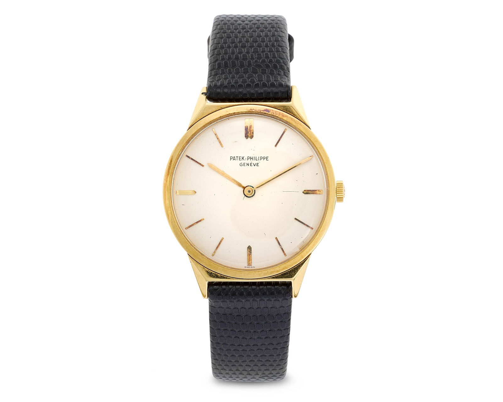 PATEK PHILIPPE 18K Gold 'Calatrava' Wristwatch (1 of 4)