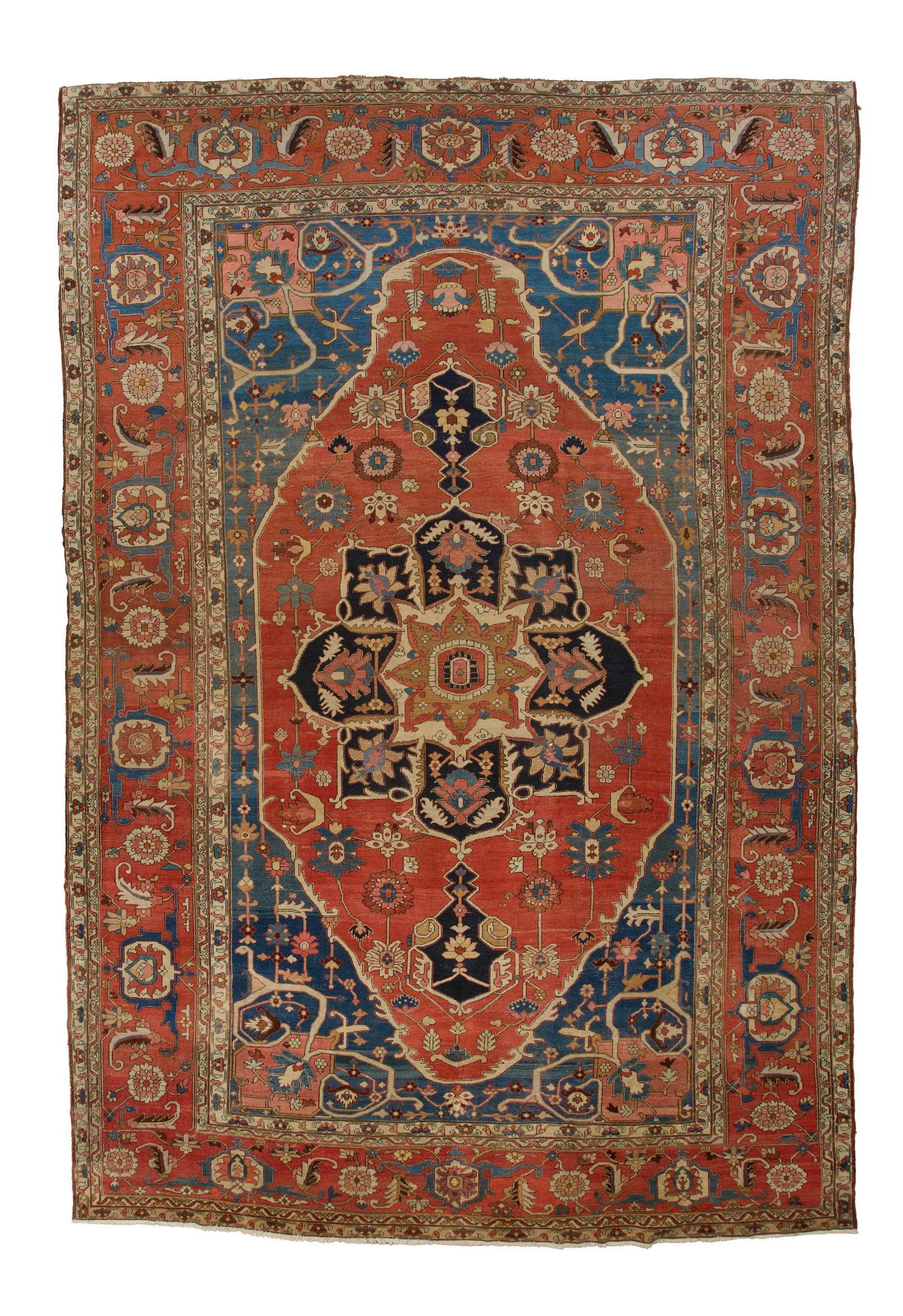 Heriz Carpet, Persia, ca. 1875 (1 of 2)