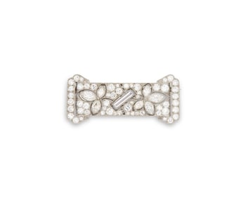 Platinum and Diamond Brooch