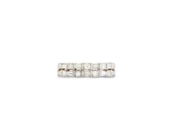 Platinum and Diamond Eternity Band