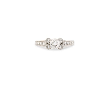 CARTIER Platinum and Diamond Ring