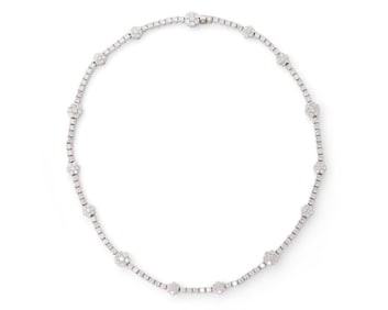 18K Gold and Diamond Necklace