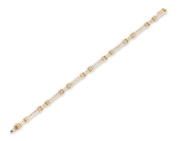 18K Gold and Diamond Bracelet