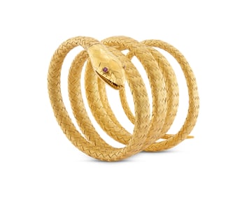 18K Gold and Ruby Bracelet