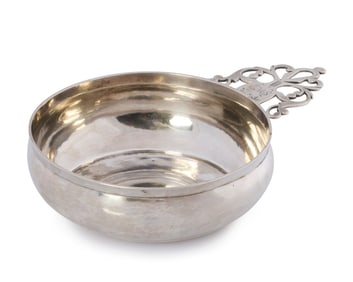 Benjamin Burt Silver Porringer, Boston, ca. 1760