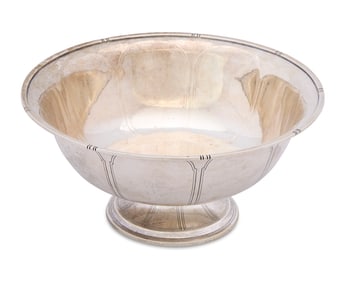 Frederick J.R. Gyllenberg Arts and Crafts Silver Center Bowl, Boston