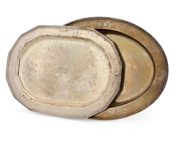 Two Tiffany & Co. Silver Platters