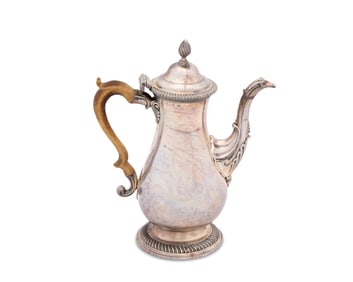 George III Silver Coffee Pot, London, 1770, Dan Smith and Robert Sharp