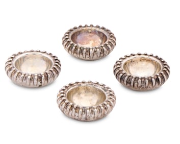 Set of Four George III Silver Open Salts, London, 1806, T & J Guest, & Josh Cradock