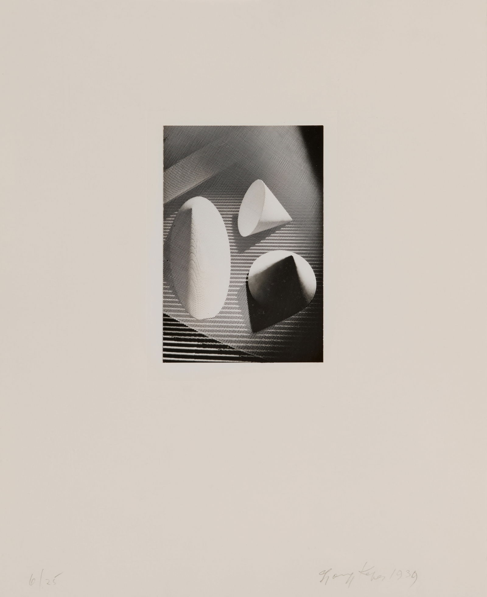 GYORGY KEPES, (American, 1906-2001), Three Spheres, 1939 (1 of 4)