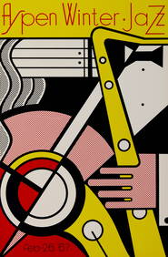 ROY LICHTENSTEIN, (American, 1923-1997), Aspen Winter Jazz (1 of 4)