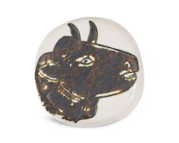 PABLO PICASSO, (Spanish, 1881-1973), Profil de Taureau (A.R. 317), 1956 (1 of 3)