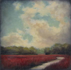 MARGARET GERDING, (American, 20th/21st century), Loosestrife in Red, 1995 (1 of 4)