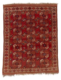 Turkoman Main Carpet, Central Asia, ca. 1875