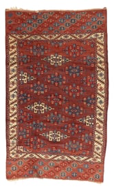 Yomud Main Carpet, Central Asia, last quarter 19th century